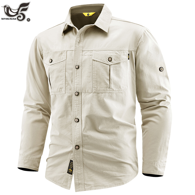 Camisas militares de estilo in - Tactical Military Shirt Cargo reseña y precio