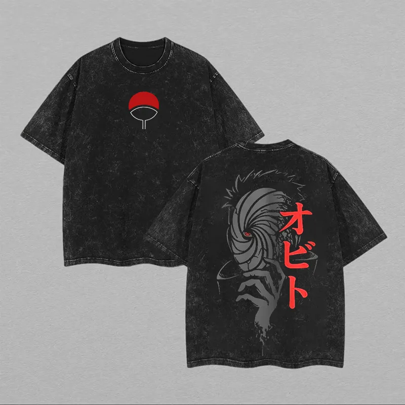 Camiseta Naruto Shisui Uchiha, - Acid Wash Vintage Graphic T Shirt reseña y precio