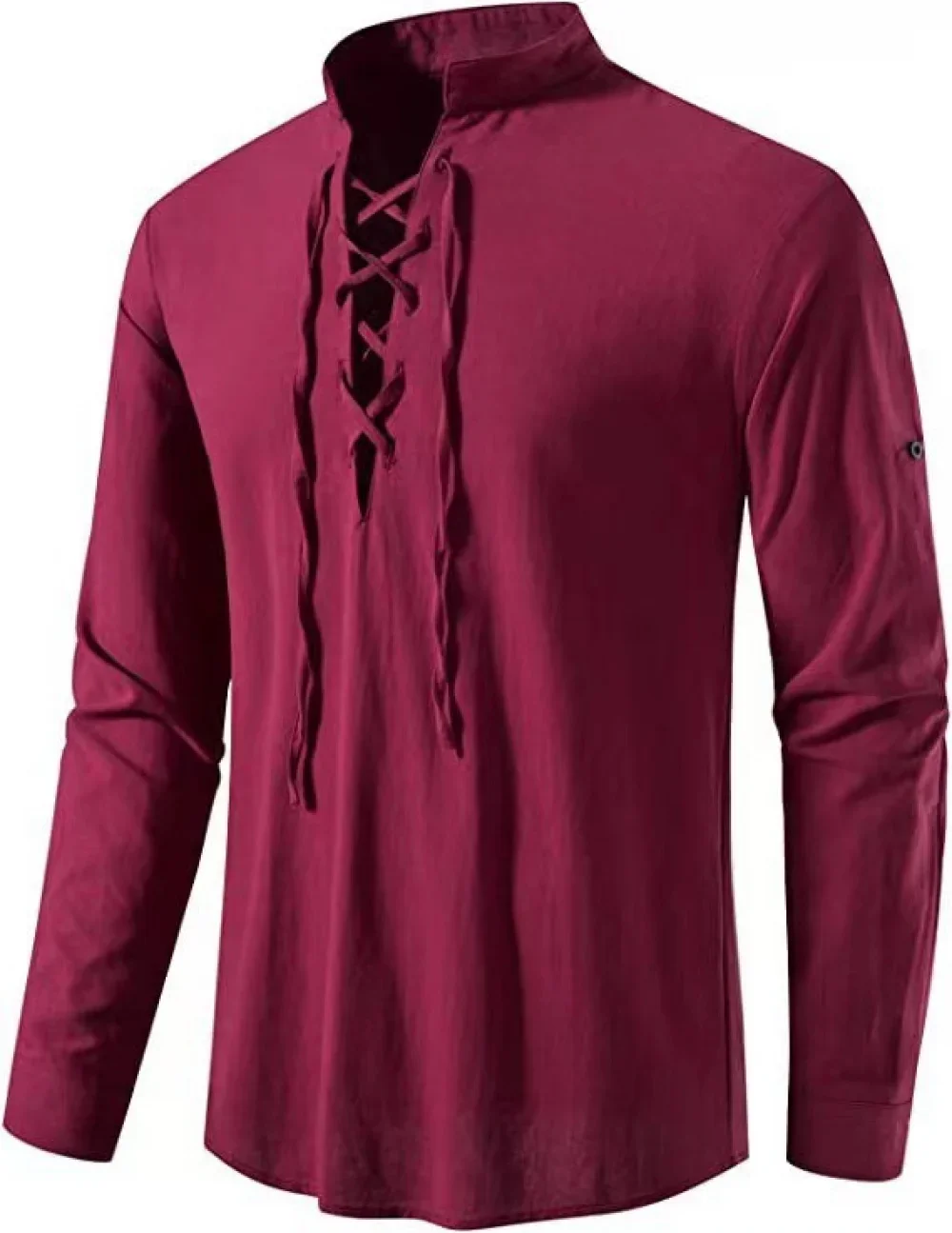 Vintage Cosplay Medieval hombr - Medieval Gothic Lace Up Pirate Shirt reseña y precio