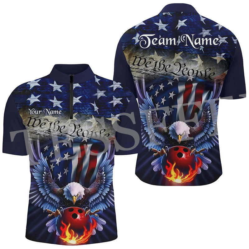 Camiseta de manga corta con es - Short Sleeve Bowling Shirt Retro reseña y precio