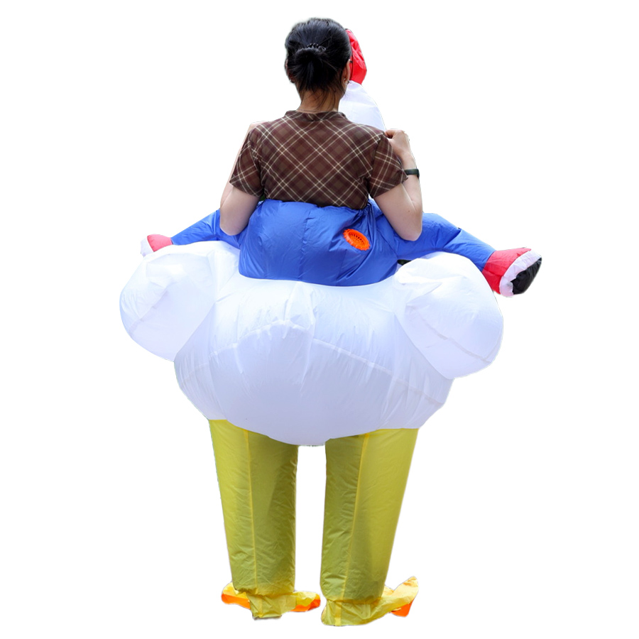 Disfraz inflable de pollo o pa - Suits reseña y precio