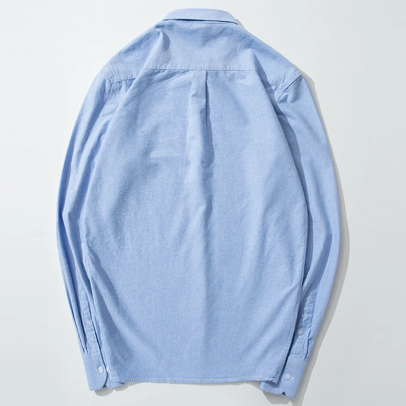 Camisa de Vestir de Manga Larg - Oxford Cotton Casual Shirt Business reseña y precio