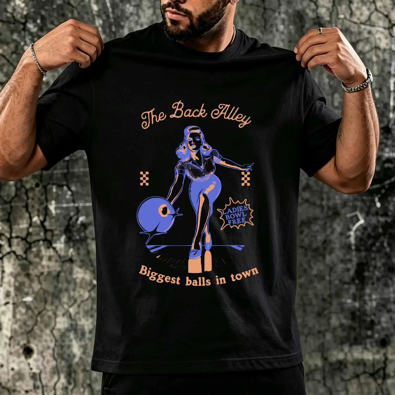 Camiseta lavada, divertida, de - Short Sleeve Bowling Shirt Retro reseña y precio