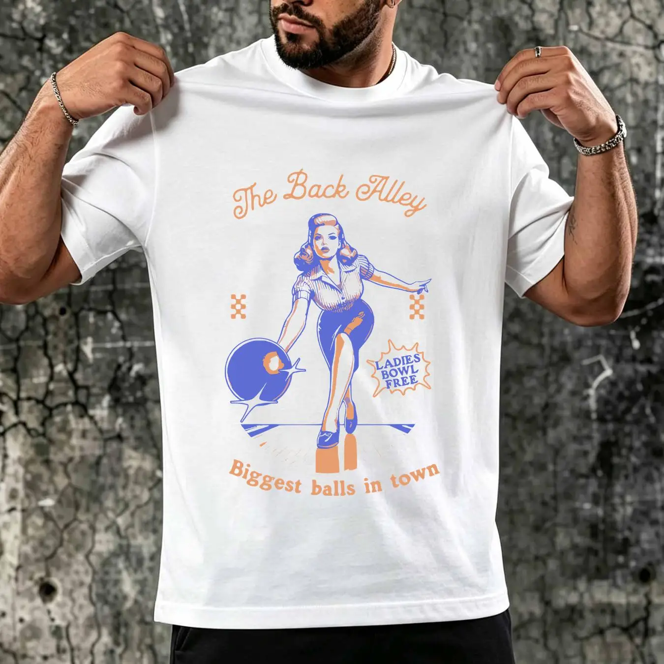Camiseta lavada, divertida, de - Short Sleeve Bowling Shirt Retro reseña y precio