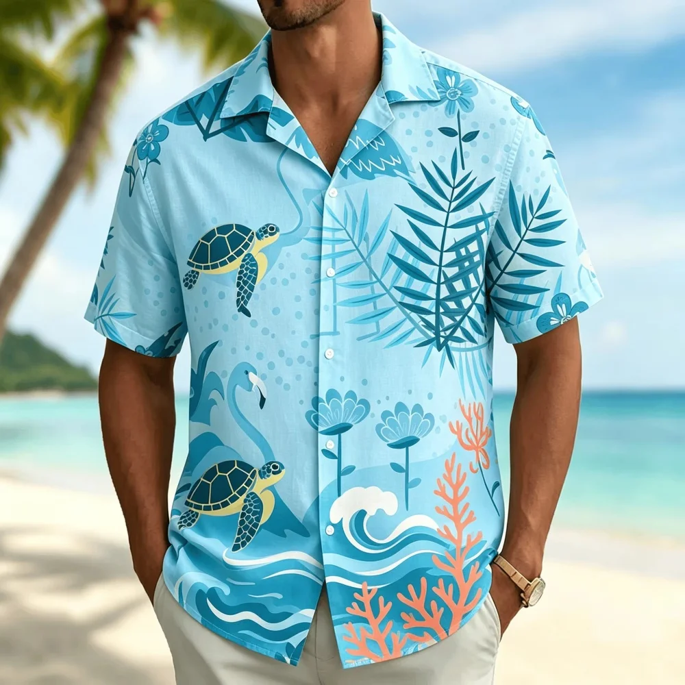 Camisa de manga corta con esta - Vintage Hawaiian Floral Shirt reseña y precio