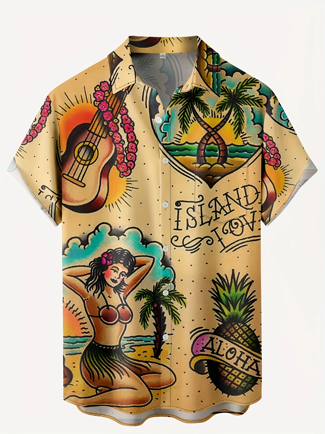 Camisas Hawaianas con Estampad - Vintage Hawaiian Floral Shirt reseña y precio